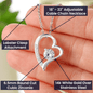 To My Badass Daughter - Forever Love Necklace Gift Set