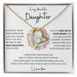 To My Beautiful Daughter - Keep Me In Your Heart | Forever Love Necklace