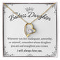 To My Badass Daughter - Forever Love Necklace Gift Set
