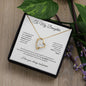 To My Daughter | Proud of You - Forever Love Necklace
