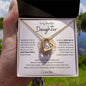 To My Beautiful Daughter - Keep Me In Your Heart | Forever Love Necklace