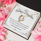 To My Badass Daughter - Forever Love Necklace Gift Set
