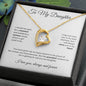 To My Daughter | Proud of You - Forever Love Necklace