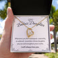 To My Badass Daughter - Forever Love Necklace Gift Set
