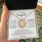 To My Beautiful Daughter - Keep Me In Your Heart | Forever Love Necklace