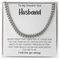 To My Smokin' Hot Husband | Cuban Link Chain