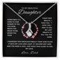 To My Beautiful Daughter | Alluring Beauty Necklace