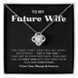 To My Future Wife Love Knot Necklace