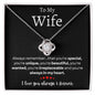 To My Wife | Love Knot Necklace