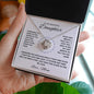 To My Beautiful Daughter, Love Mom | Love Knot Necklace