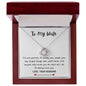 To My Wife, from Husband | Love Knot Necklace