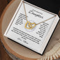 To My Daughter | Interlocking Hearts Necklace