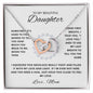 To My Daughter | Interlocking Hearts Necklace