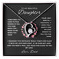 To My Beautiful Daughter Love Dad | Forever Love Necklace