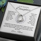 To My Beautiful Daughter, Love Mom | Forever Love Necklace