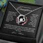 To My Beautiful Daughter, Love Mom | Forever Love Necklace