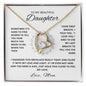 To My Beautiful Daughter, Love Mom | Forever Love Necklace