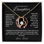 To My Beautiful Daughter Love Dad | Forever Love Necklace