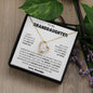 To My Granddaughter, Love Grandpa | Forever Love Necklace