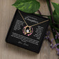 To My Beautiful Daughter Love Dad | Forever Love Necklace
