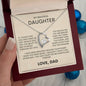 My Beautiful Daughter - Love Dad - Forever Love Necklace Gift Set