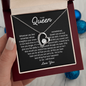 To My Queen - Love Heart Necklace