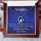 TO MY DAUGHTER LOVE MOM - FOREVER LOVE NECKLACE