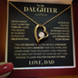 To My Daughter - Never forget that I love you, Dad