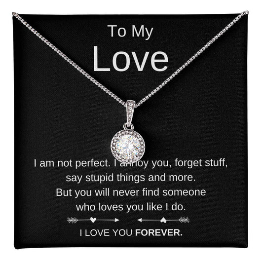 To My Love - Eternal Hope Necklace - Gift for Her Girlfriend Wife Gift