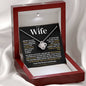 Gift for Wife "You Are My Love Story" Love Knot Necklace