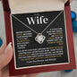 Gift for Wife "You Are My Love Story" Love Knot Necklace