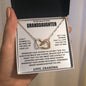 [Almost Sold Out] To My Beautiful Granddaughter - Intertwined Hearts Keepsake Necklace Gift Set
