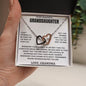 [Almost Sold Out] To My Beautiful Granddaughter - Intertwined Hearts Keepsake Necklace Gift Set