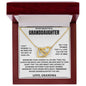 [Almost Sold Out] To My Beautiful Granddaughter - Intertwined Hearts Keepsake Necklace Gift Set