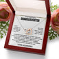 [Almost Sold Out] To My Beautiful Granddaughter - Intertwined Hearts Keepsake Necklace Gift Set