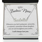 To My Badass Niece - Remember who you are - Personalized Name Necklace Gift Set