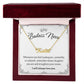 To My Badass Niece - Remember who you are - Personalized Name Necklace Gift Set