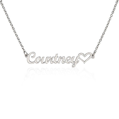 Custom Heart Name Neclace