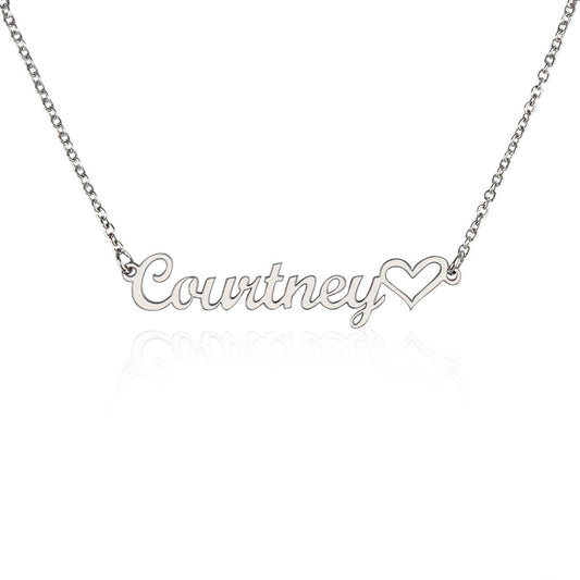 Custom Heart Name Neclace