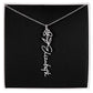 Custom Flower Name Necklace - A truly unique Gift Idea
