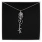 Custom Flower Name Necklace - A truly unique Gift Idea