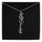 Custom Flower Name Necklace - A truly unique Gift Idea