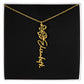 Custom Flower Name Necklace - A truly unique Gift Idea