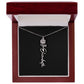 Custom Flower Name Necklace - A truly unique Gift Idea