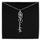 Custom Flower Name Necklace - A truly unique Gift Idea