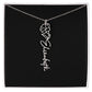 Custom Flower Name Necklace - A truly unique Gift Idea