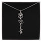Custom Flower Name Necklace - A truly unique Gift Idea