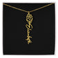 Custom Flower Name Necklace - A truly unique Gift Idea