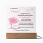 To My Beautiful Daughter - Beautiful Chapters - Acrylic Plaque Gift