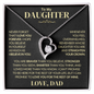 To My Daughter - Never forget that I love you, Dad